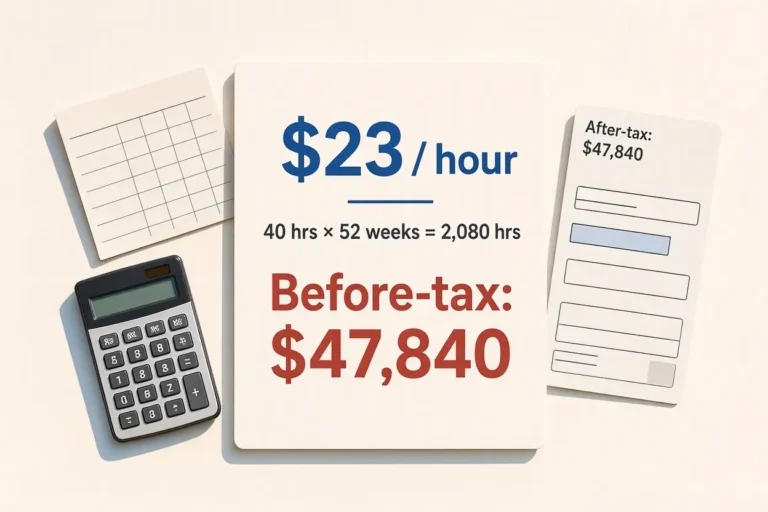 $23 an Hour Is How Much a Year