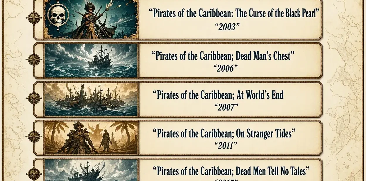 How Many Pirates of the Caribbean Are There