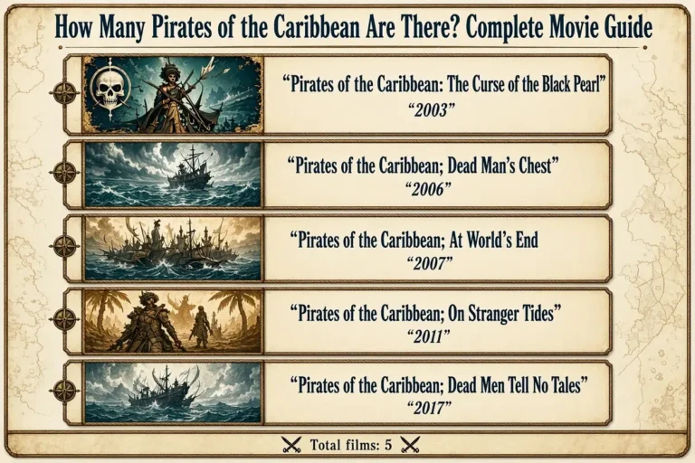 How Many Pirates of the Caribbean Are There