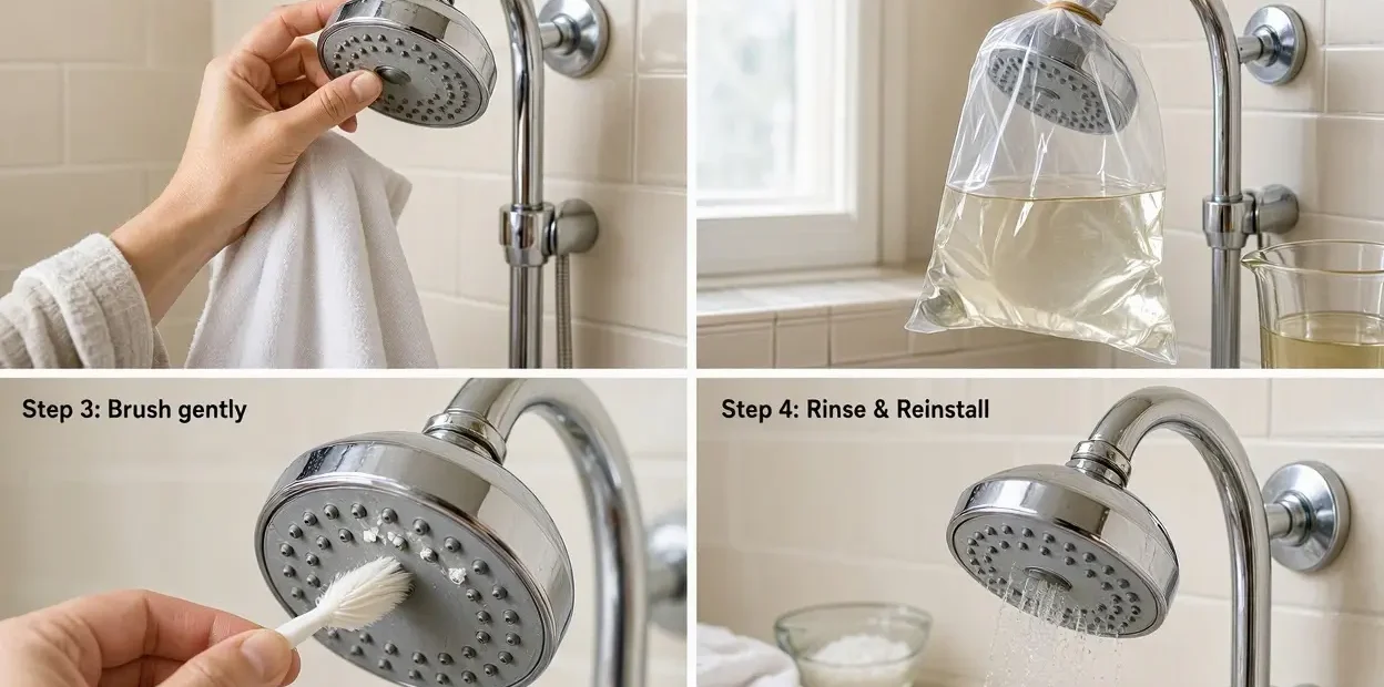 How to Clean a Shower Head with Vinegar