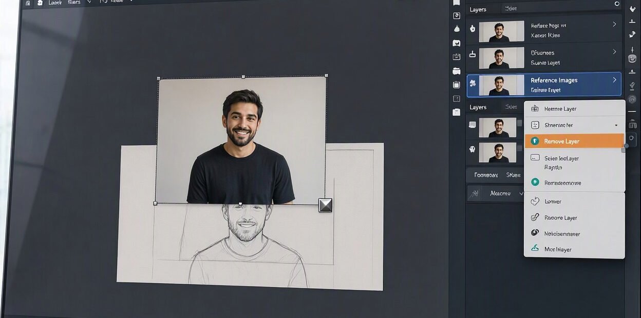 How to Get Rid of a Reference Image in Krita