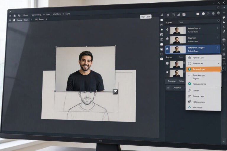 How to Get Rid of a Reference Image in Krita